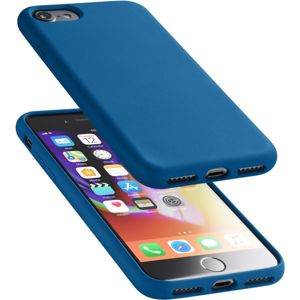 CellularLine SENSATION ochranný silikonový kryt iPhone 8/7/6S modrý