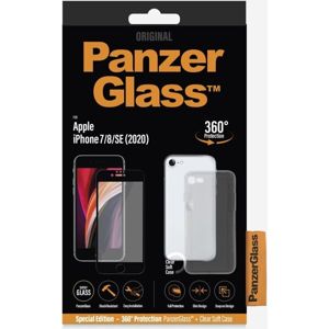 PanzerGlass Edge-to-Edge Bundle Apple iPhone 6/6s/7/8/SE (2020) černé + pouzdro