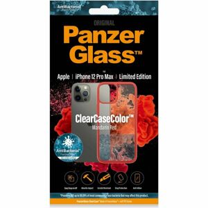 PanzerGlass ClearCase Antibacterial Apple iPhone 12 Pro Max červený