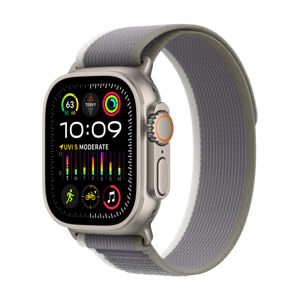 Apple Watch 49mm zeleno-šedý Trailový tah S/M