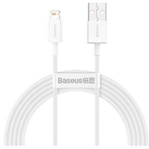 Baseus Superior Series rychlonabíjecí kabel Lightning 2.4A 2m bílá