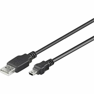 PremiumCord kabel USB 2.0 A-B mini 5pinů 0,2m