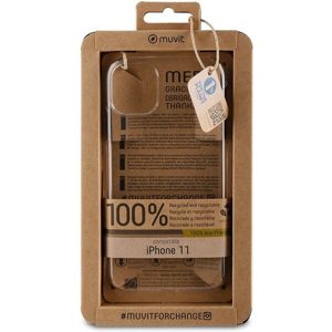 Muvit For Change Recycletek recyklovaný kryt iPhone 11 čirý