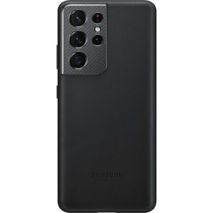 Samsung Leather Cover kryt Galaxy S21 Ultra 5G (EF-PG99P) černý
