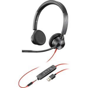 Poly Blackwire 3325-M USB-A sluchátka, černá
