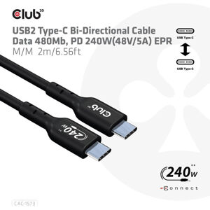Club3D kabel USB-C 2m