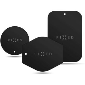 FIXED ICON Plates sada magnetických plíšků černá