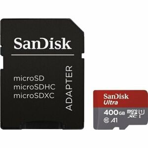SanDisk Ultra MicroSDXC A1 Class 10 UHS-I Android paměťová karta 400GB + adaptér