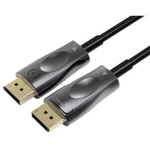 PremiumCord Optický DisplayPort 1.4 přípojný kabel M/M 15m