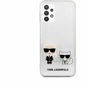 Karl Lagerfeld PC/TPU Karl & Choupette kryt Samsung Galaxy A32 5G čirý