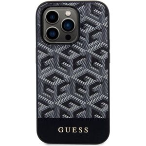 Guess PU G Cube MagSafe kryt iPhone 14 Pro Max černý