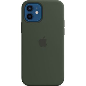 Apple silikonový kryt s MagSafe na iPhone 12 a iPhone 12 Pro kypersky zelený