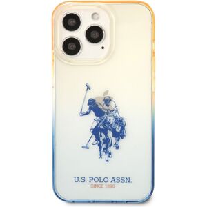 U.S. Polo Bumper Double Horse kryt iPhone 14 Pro námořně modrý