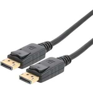PremiumCord DisplayPort 2.0 přípojný kabel M/M, zlacené konektory, 2m