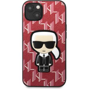 Karl Lagerfeld Monogram Ikonik Kryt iPhone 13 mini červený