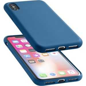 CellularLine SENSATION ochranný silikonový kryt iPhone X/XS modrý